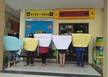Gegara Hutang, Emak-emak Melapor ke Mapolda Jambi Diduga jadi Korban Penganiayaan Oknum Bahayangkari/ doc.ist
