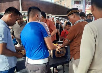 Polresta Deli Serdang laksanakan penyembelihan dan pembagian daging kurban/ AMPAR