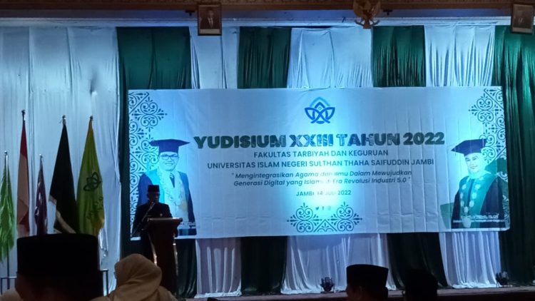 Abdullah Sani Saat Mengahadiri Yudisium XXIII UIN STS Jambi/ AMPAR