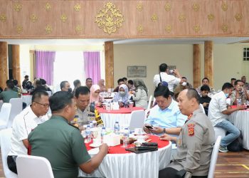 Kapolda Jambi Ikuti Coffee Morning Bersama Satgas Karhutla/ doc.ist