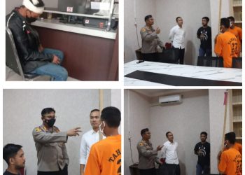 Sat Reskrim Polresta Deli Serdang berhasil menangkap pelaku penganiayaan./ AMPAR