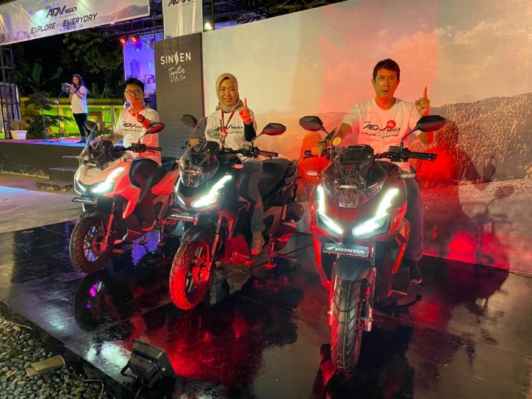 PT Sinar Sentosa Primatama (Sinsen) meluncurkan skutik penjelajah New Honda ADV160/ AMPAR
