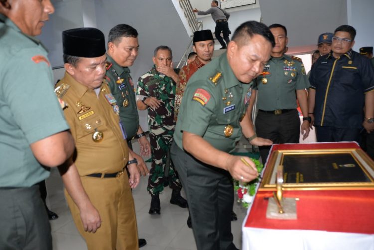 Al Haris pada Peresmian Markas Komando Resor Militer (Makorem) 042/Garuda Putih/ doc.ist