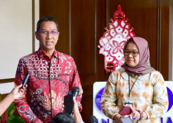 Kepala Sekretariat Presiden (Kasetpres), Heru Budi Hartono memberikan keterangan di Kantor Sekretariat Presiden, pada Jumat, 8 Juli 2022