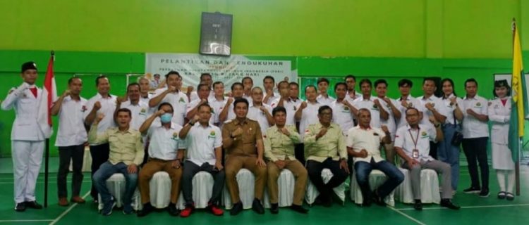 Bupati Batanghari Muhammad Fadhil Arief menghadiri pelantikan dan pengukuhan kepengurusan Persatuan Bulutangkis Seluruh Indonesia (PBSI) Batanghari