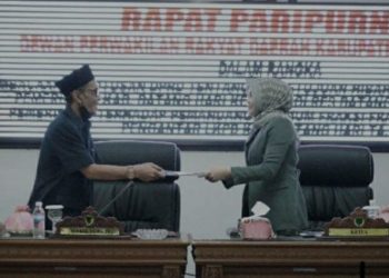 Wakil Bupati Batanghari H Bakhtiar SP hadiri Rapat Paripurna