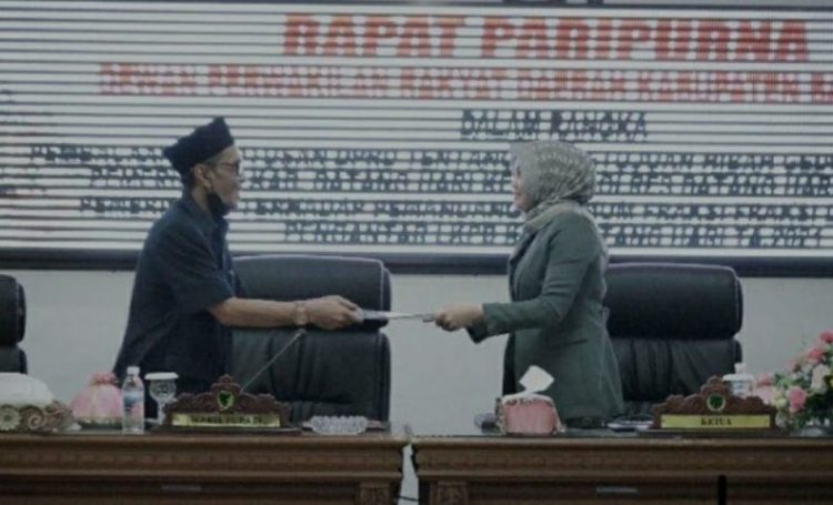 Wakil Bupati Batanghari H Bakhtiar SP hadiri Rapat Paripurna