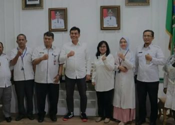 Bupati Batanghari Muhammad Fadhil Arief Menyambut Kepala BPS Kabupaten Batanghari dan Tim