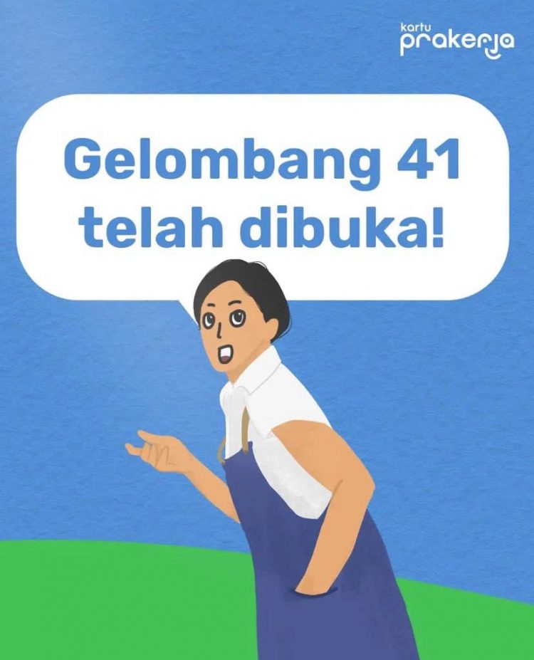 Ayo Daftar Prakerja Gelombang 41/ Tangkapan Layar Instagram