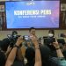 Kabid Humas Polda Sumbar Kombes Pol Dwi Sulistyawan, SH. S.Ik. M.Si Saat Konferensi Pers/ doc.ist