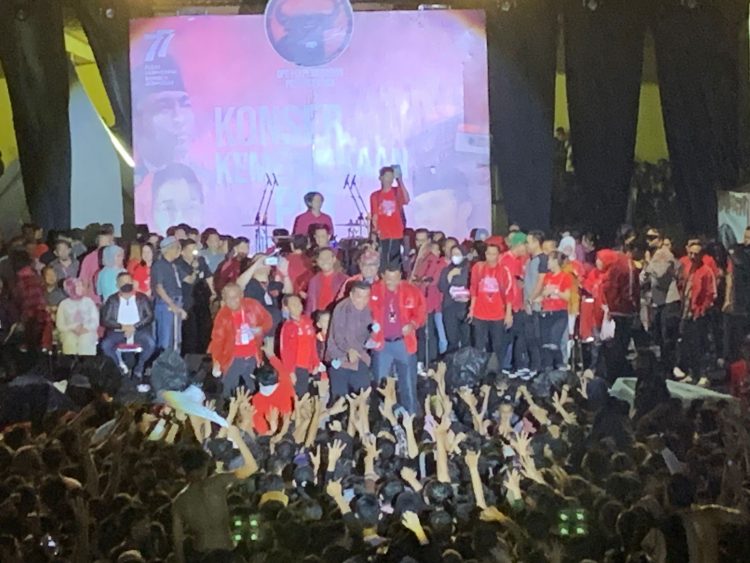 Konser Kemerdekaan PDI Perjuangan./ AMPAR