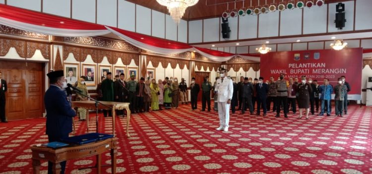 Al Haris Lantik Nilwan Yahya Wabup Merangin / AMPAR