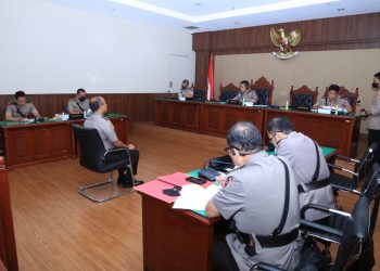 Polri PTDH Eks Kapolres Bandara Soetta./ doc.ist