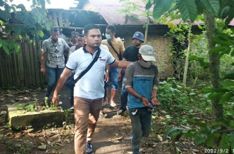 Sat Res Narkoba Polresta Deli Serdang mengamankan 4 pelaku pengguna Narkoba/AMPAR