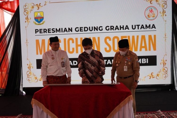 Peresmian Gedung Garha Utama RSUD Raden Mattaher/ doc.ist