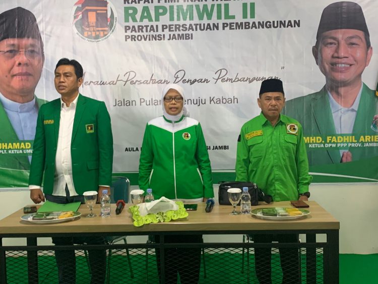 Rapat Pimpinan Wilayah PPP Provinsi Jambi, di Kantor PPP Provinsi Jambi di kawasan Nusa Indah, Kota Jambi, Kamis (14/9)/ AMPAR