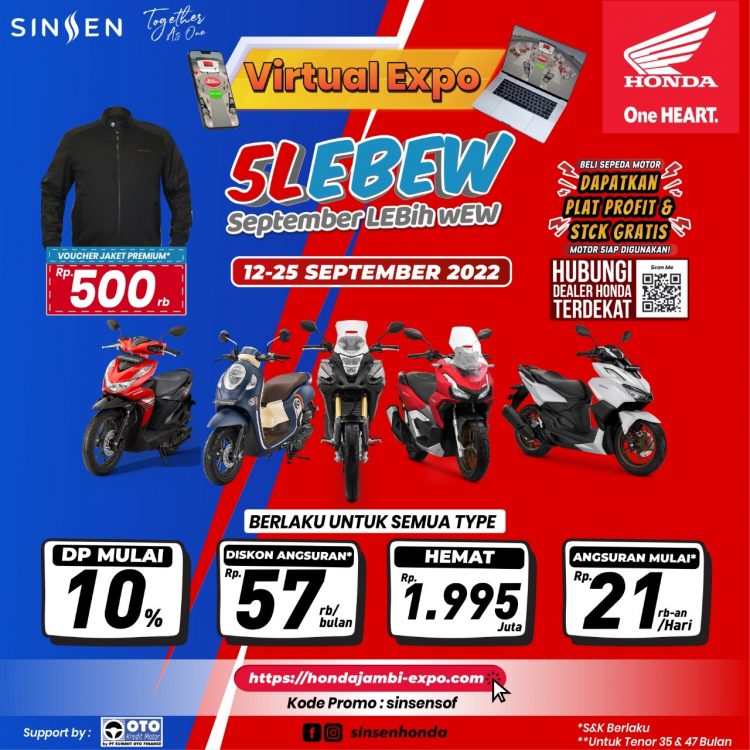 Honda Virtual Expo, Pameran Motor Digital Lengkap dan Bertabur Promo/ doc.ist