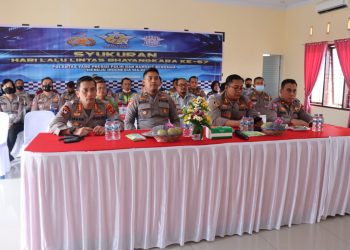 Polresta Deli Serdang menggelar Acara Syukuran dalam rangka memperingati HUT Polisi Lalu Lintas ke-67 tahun 2022/ doc.ist