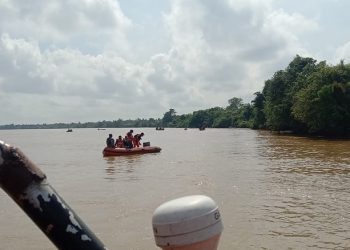 Tim SAR Melakukan Pencarian 2 ABK Hilang./ doc.ist