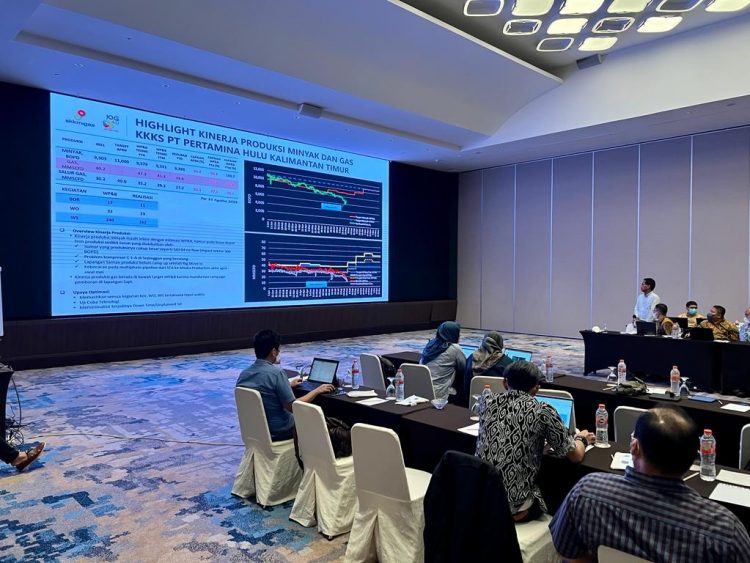 SKK Migas dan KKKS terus melakukan upaya untuk dapat meningkatkan produksi minyak dan gas guna mengejar target produksi di tahun 2022./ doc.ist