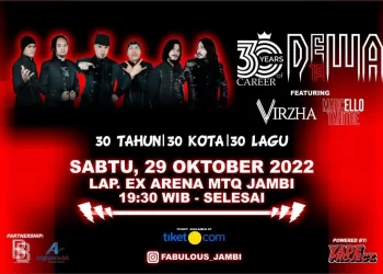 Konser Dewa 19, Virhza dan Ello di Jambi/ Foto: tiket.com