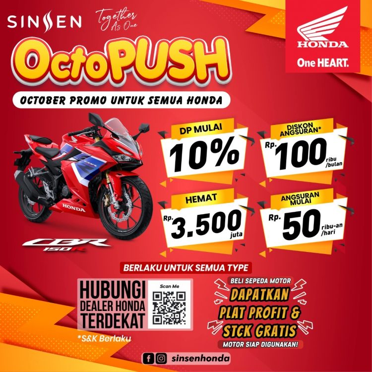 Spesial Oktober ini dari Honda./ doc.ist