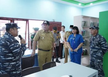 Wakil Bupati Asahan Taufik Zainal Abidin, Tinjau Pelaksanaan Karya Bakti Dan  Bhakti sosial./ doc.ist