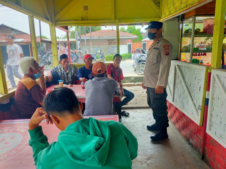 Polresta Deli Serdang Melakukan Sosialisasi dan Mengedukasi Masyarakat./ doc.ist