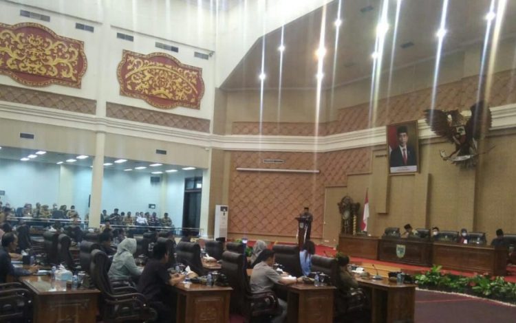 Paripurna DPRD Kota Jambi./ doc.ist