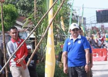 Bupati Anwar Sadat Meninjau Kegiatan Gotong Royong di Lingkup Pemkab./ DOC.IST