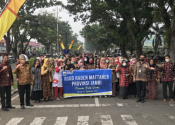 RSUD Raden Mattaher Jambi Berpatisipasi Peingati Hari Batik Nasional 2022./ DOC.IST