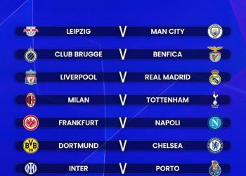 Hasil Drawing 16 Besar Liga Champions./ Foto: ig 433