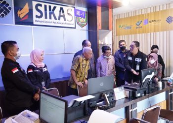 Bupati Surya Launching Aplikasi SIKAS dan Tutup Virtual Asahan Job Fair 2022/ Foto: romi