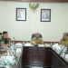 Bupati dan Wakil Bupati Asahan bersama Forkopimda, menerima audiensi PLTA 3./ DOC.IST