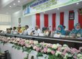 Tim Penilai Kecamatan Terbaik Tingkat Provinsi Sumatera Utara (Provsu) Tahap Final Tahun 2022 melakukan kunjungan serta penilaian di Kabupaten Asahan./ DOC.IST