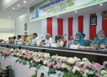 Tim Penilai Kecamatan Terbaik Tingkat Provinsi Sumatera Utara (Provsu) Tahap Final Tahun 2022 melakukan kunjungan serta penilaian di Kabupaten Asahan./ DOC.IST