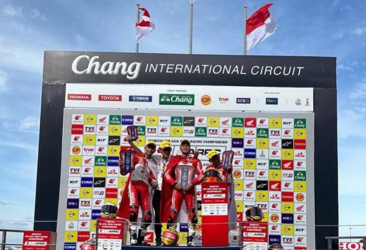 Pebalap Astra Honda Dominasi Podium ARRC Thailand/ doc.ist