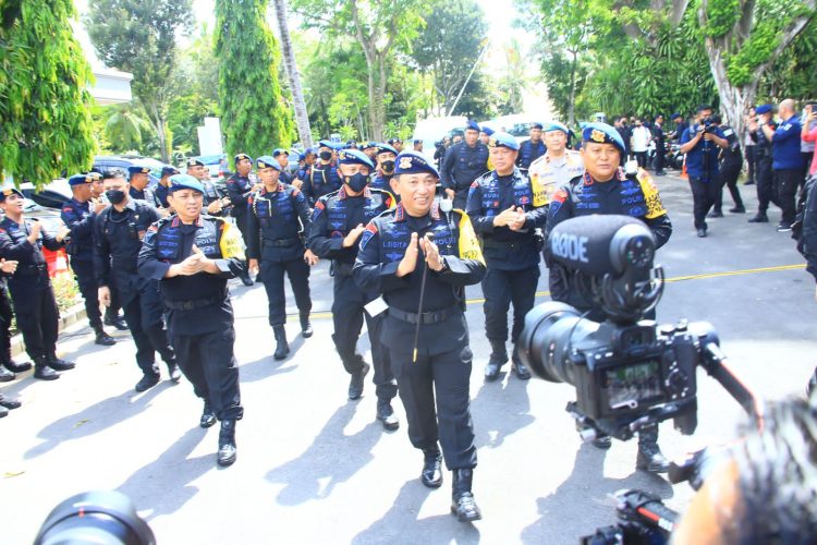 Kapolri Jenderal Listyo Sigit Prabowo menghadiri perayaan HUT Brigade Mobile (Brimob) ke-77/ doc.ist