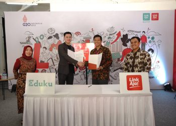 LinkAja Gandeng Eduku Perkuat Hubungan Kerja Sama untuk Tingkatkan Sosialisasi Sistem Administrasi Pendidikan Digital di Indonesia./ DOC.IST