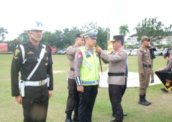 Apel Operasi Lilin 2022 dilapangan Gubernur Jambi, Kamis (22/12) / Foto: humas Polda Jambi