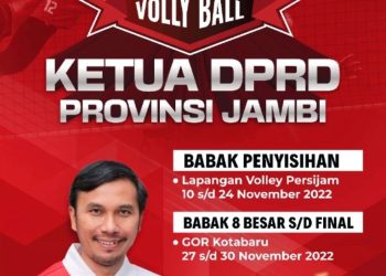 8 Besar Tournament Volly Ball Piala Ketua DPRD Provinsi Jambi./ Dok Humas DPRD Jambi