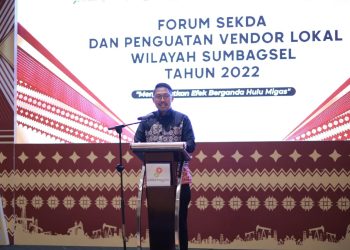 Kegiatan Forum Sekda yang dipadukan dengan Penguatan Vendor Lokal Wilayah Sumbagsel oleh SKK Migas. Foto: Humas SKK Migas