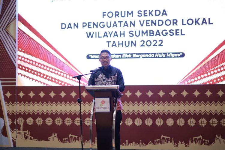 Kegiatan Forum Sekda yang dipadukan dengan Penguatan Vendor Lokal Wilayah Sumbagsel oleh SKK Migas. Foto: Humas SKK Migas