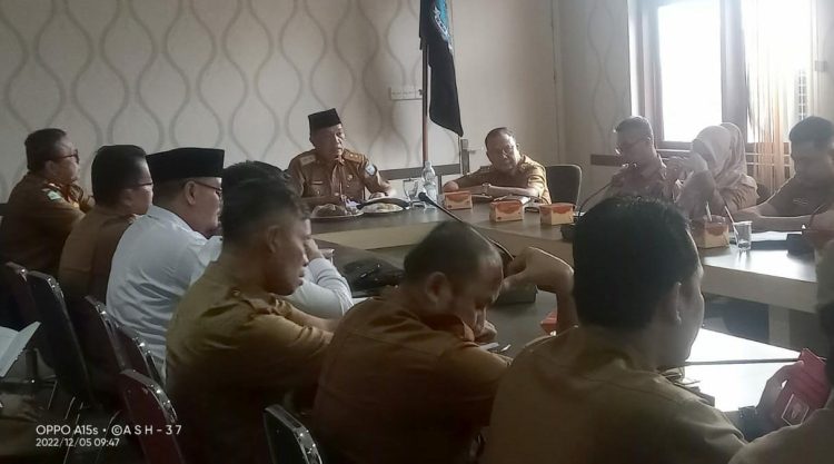 Rapat persiapan HUT ke 73 Kabupaten Merangin 2022./ DOC.IST