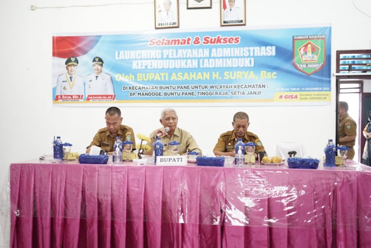 Bupati Surya Launching Pelayanan Adminduk/AMPAR