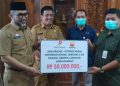 PetroChina International Jabung Ltd. menyalurkan dana bantuan  senilai 50 juta rupiah melalui Pemerintah Provinsi Jambi./ doc.ist