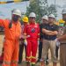 SKK Migas bersama Kontraktor Kontrak Kerja Sama (KKKS) PetroChina International Jabung Ltd. menerima kunjungan Wakil Menteri Tenaga Kerja Republik Indonesia Afriansyah Noor di area NEB#9 dan area WBD-7 di Kabupaten Tanjung Jabung Barat, Provinsi Jambi./ (Foto: Humas SKK MIgas)