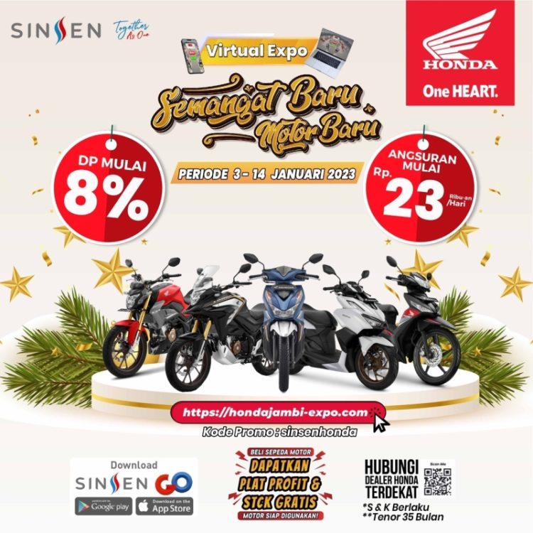 Promo Honda Peridoe 3-14 Januari 2023. Foto: Humas Honda Jambi