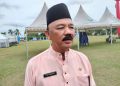 M Fauzi Kadis PUPR Provinsi Jambi saat diwawancarai ampar.id, Rabu (4/1) dilapangan Gubernur jambi/ (Foto: Juanda/ampar)