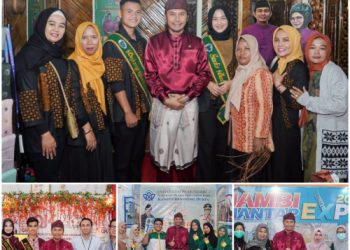 Momen Edi Purwanto Ketua DPRD Provinsi Jambi diserbu Masyarakat untuk berfoto, Rabu 4 Januari 2022/ (Foto: Humas DPRD Jambi)